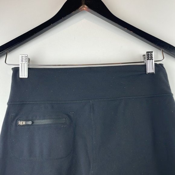 LULULEMON Crop Pants Black Drawstring Elastic Waist Athletic Size 4 - Picture 9 of 12